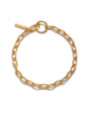 Gold Chain Reaction Bracelet