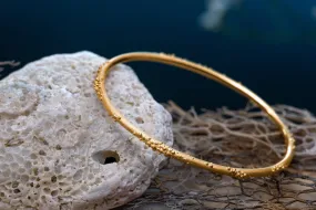 Gold Coral Bangle