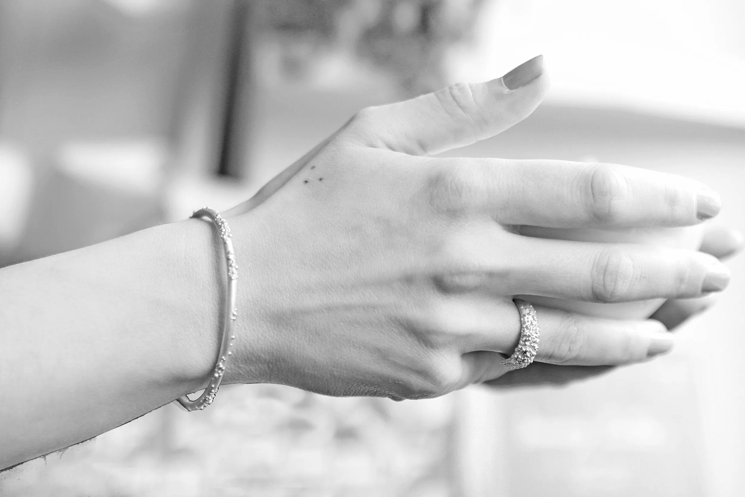 Gold Coral Bangle