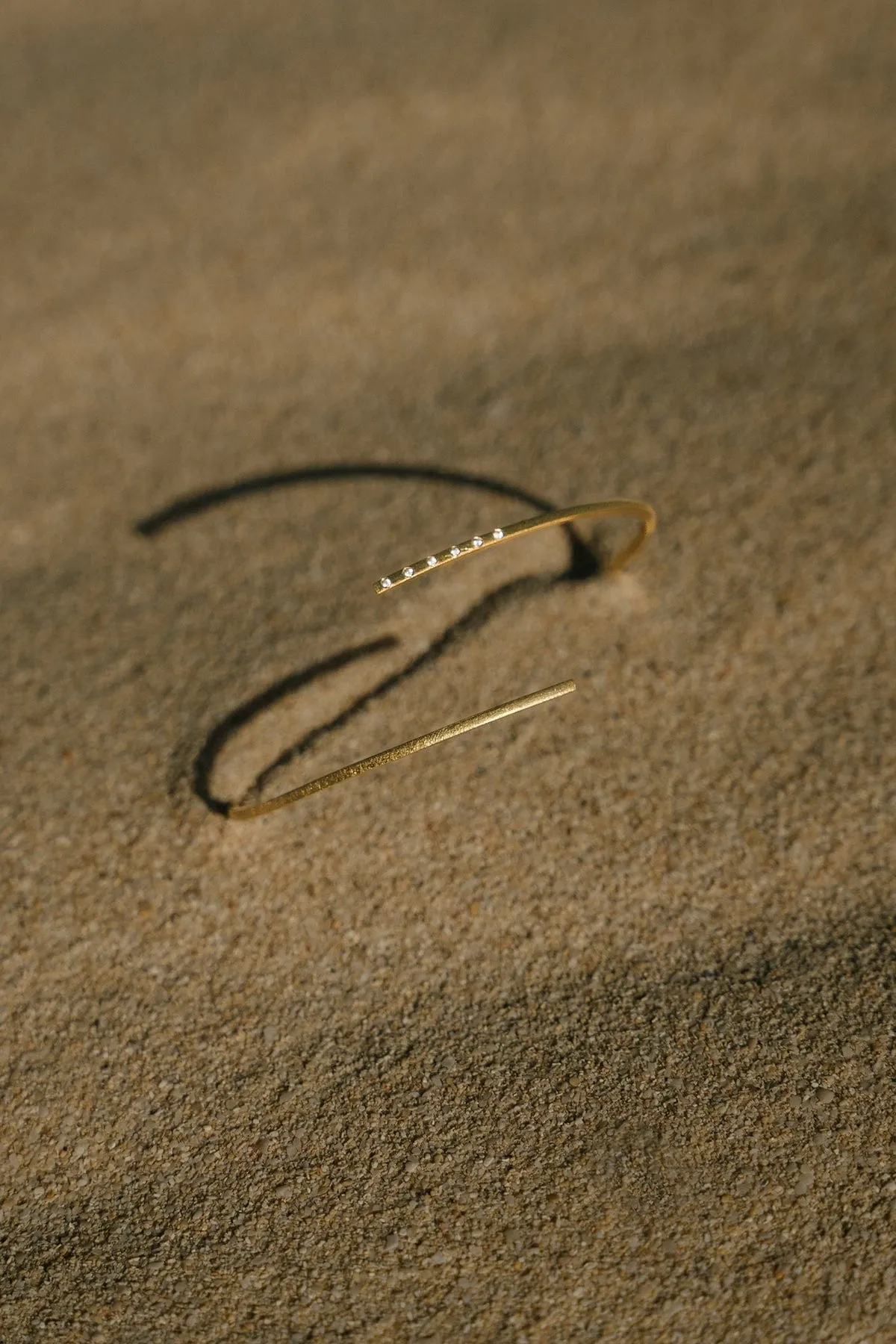 Gold Open Bracelet
