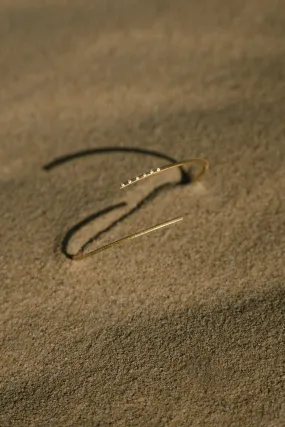 Gold Open Bracelet
