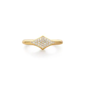 Gold Pavé Sparkle Ring