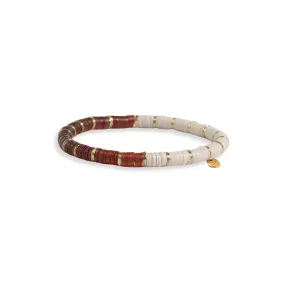 Grace Amber Half and Half Stretch Bracelet