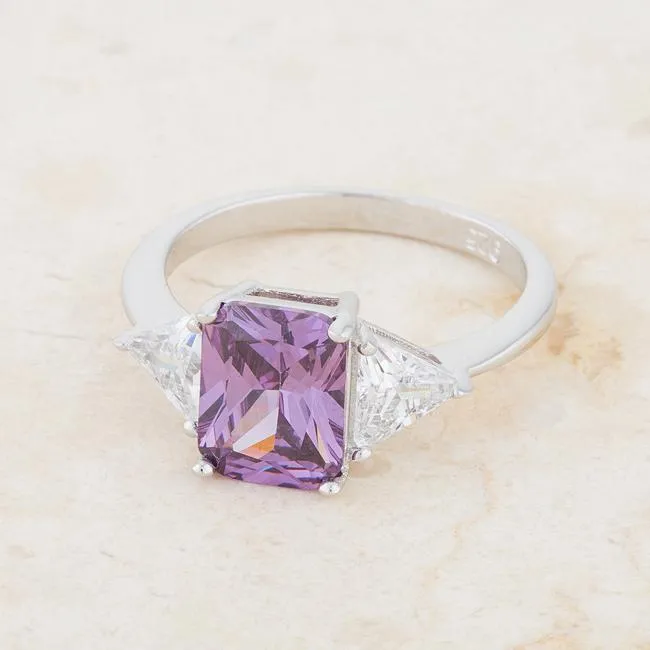 Gretchen 3ct Amethyst CZ Cocktail Ring | 4.5ct