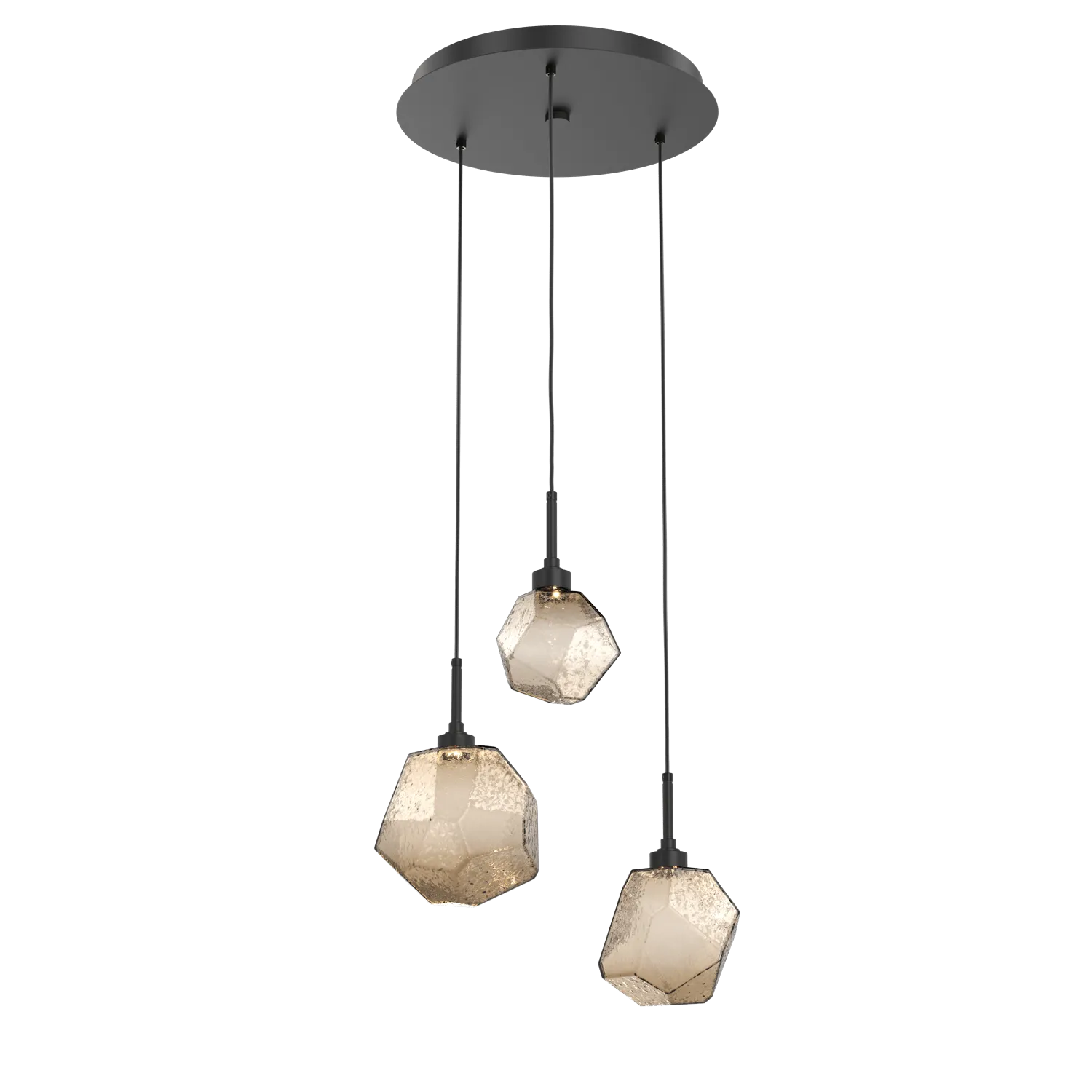 Hammerton Studio GEM ROUND 3 PENDANT CHANDELIER – QUICK SHIP