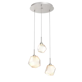 Hammerton Studio GEM ROUND 3 PENDANT CHANDELIER – QUICK SHIP