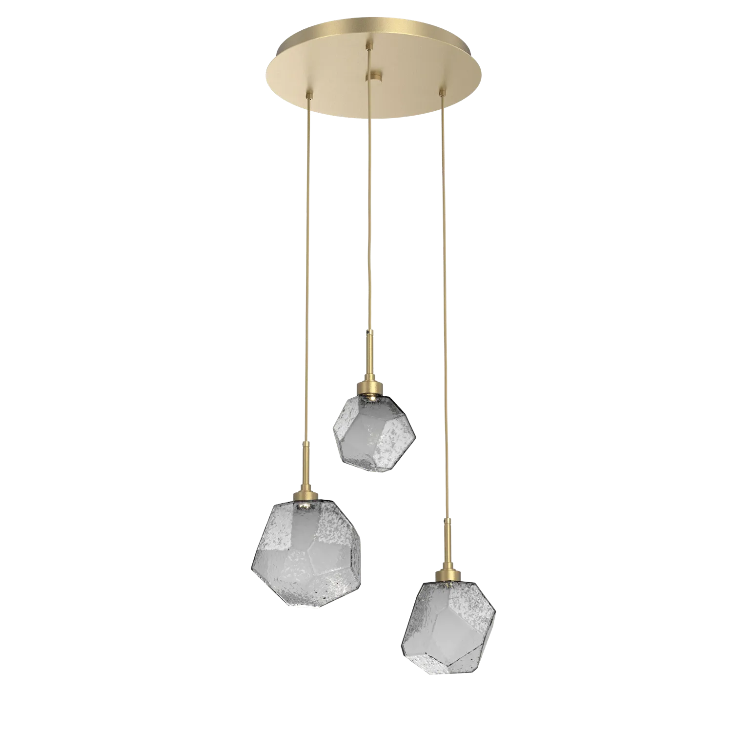 Hammerton Studio GEM ROUND 3 PENDANT CHANDELIER – QUICK SHIP