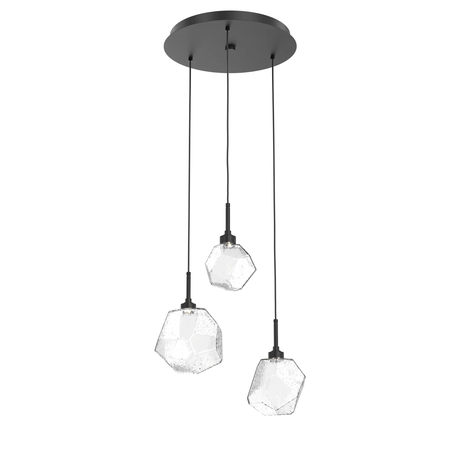 Hammerton Studio GEM ROUND 3 PENDANT CHANDELIER – QUICK SHIP