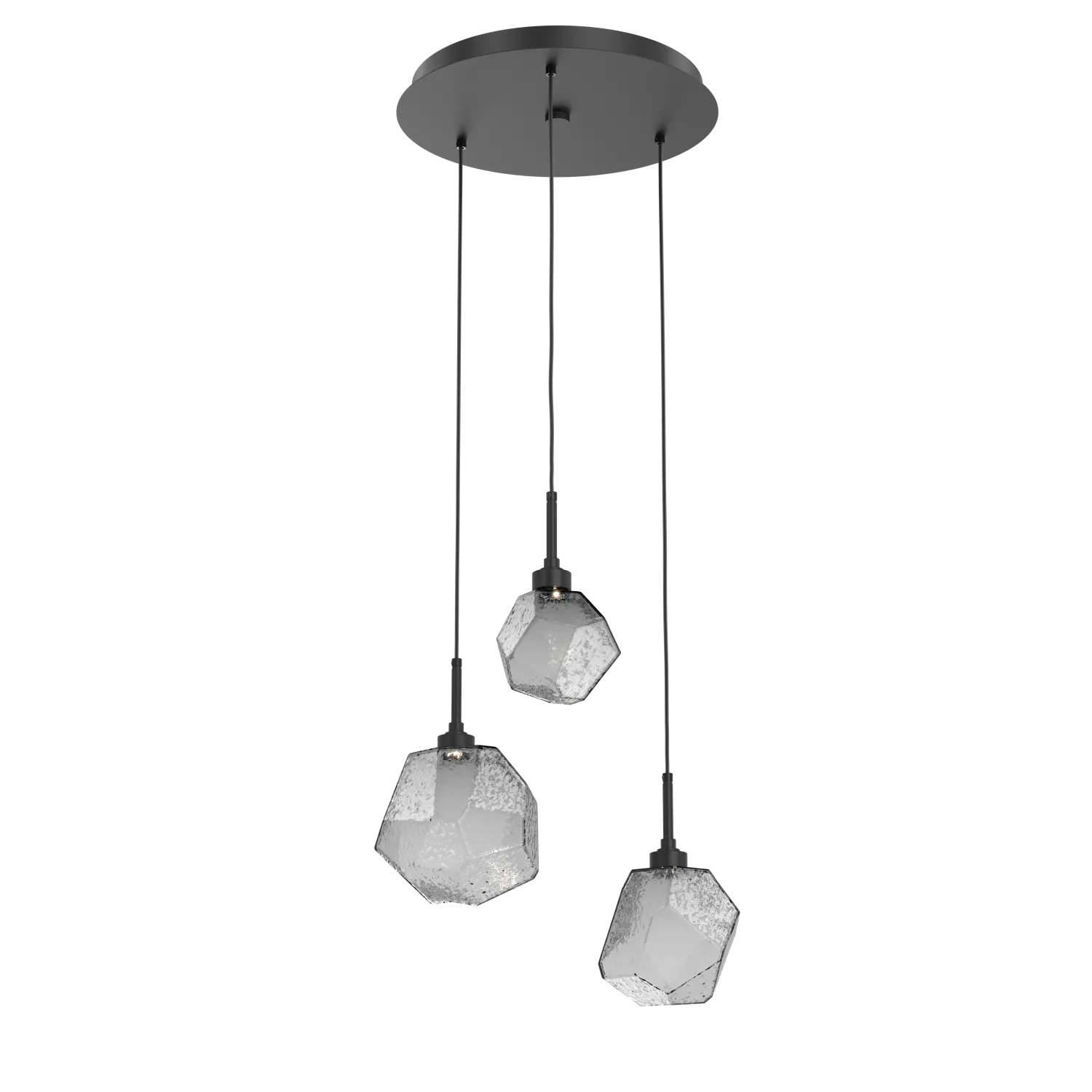Hammerton Studio GEM ROUND 3 PENDANT CHANDELIER – QUICK SHIP