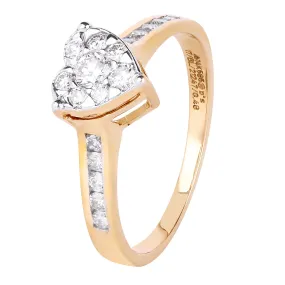Heart Engagement Ring For Women : IJLR-O739B