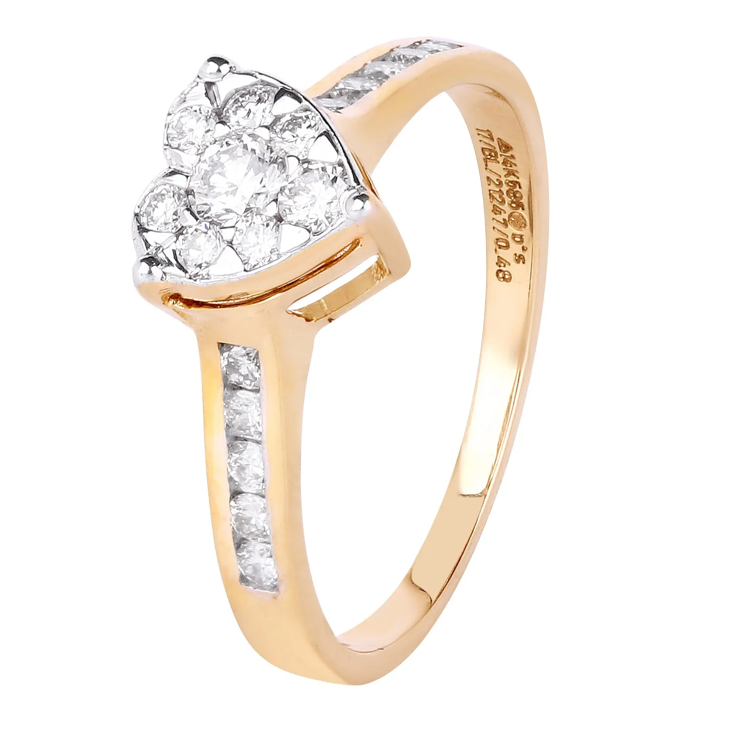 Heart Engagement Ring For Women : IJLR-O739B
