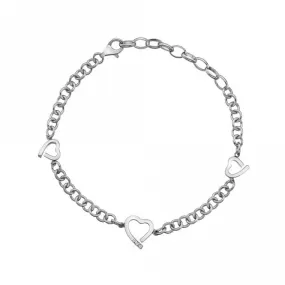 Hot Diamonds Amore Heart Bracelet DL564