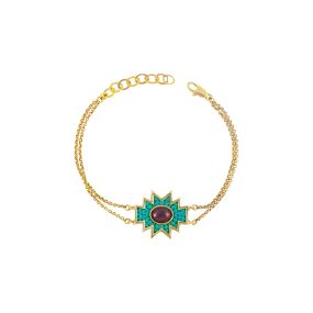 Inca Bracelet in Green