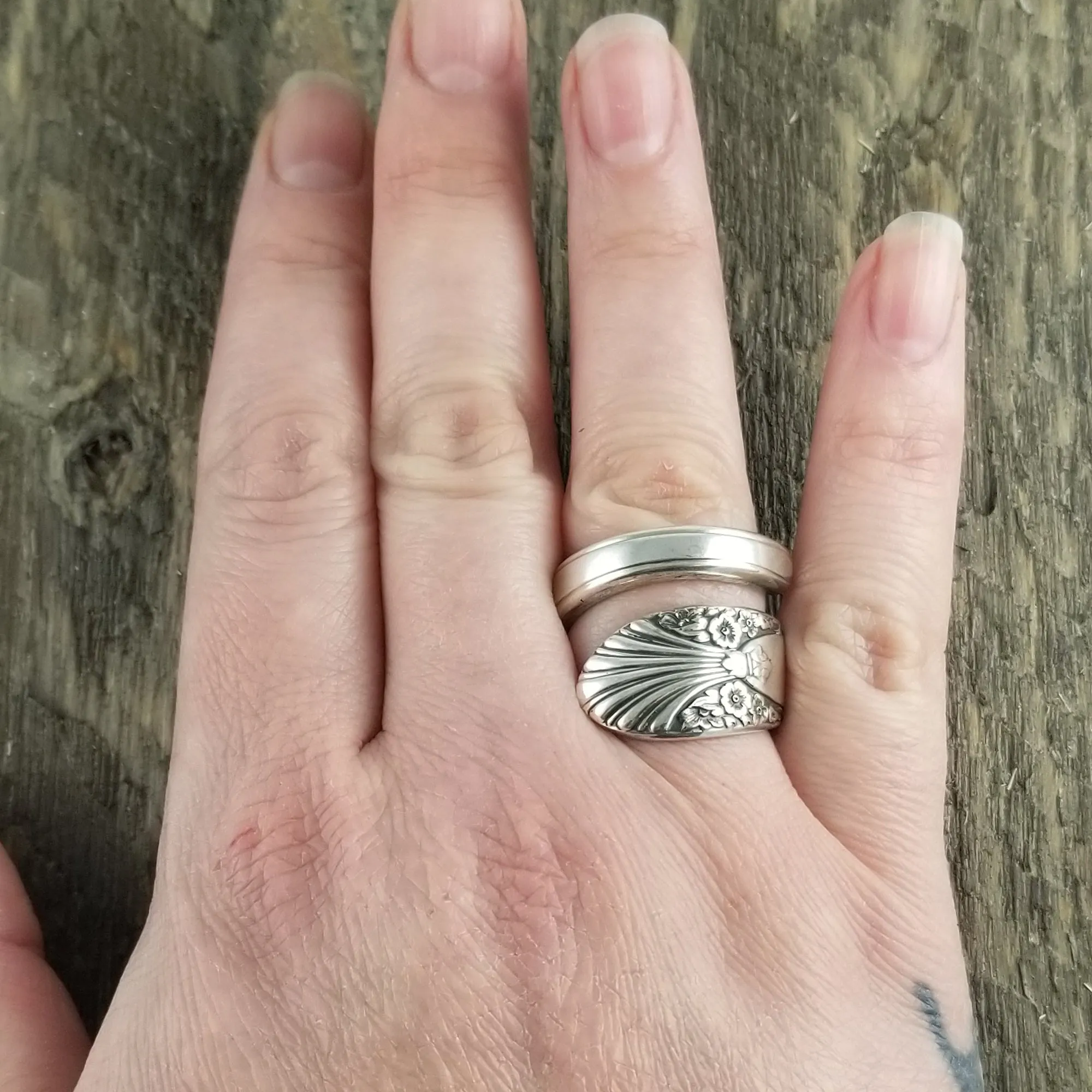 International Radiance Wrap Around Spoon Ring