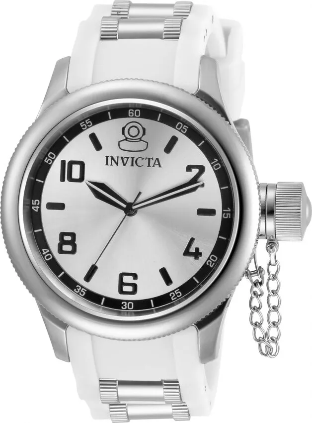 Invicta Russian Diver Quartz Silver-tone Dial Ladies Watch 31249