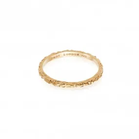 Isla Coral Stacking 18ct Gold Plated Ring SSR04_GP