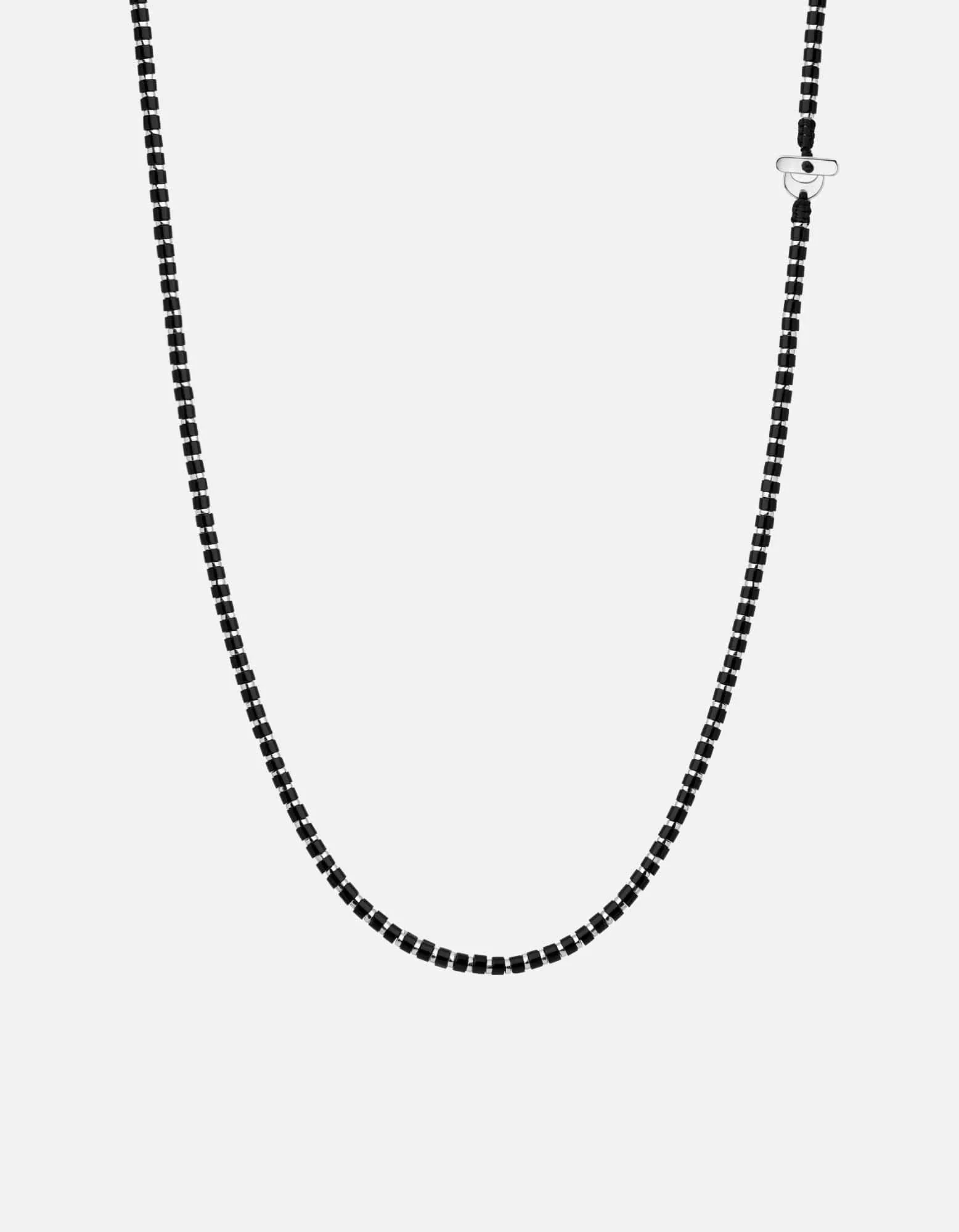 Kato Onyx Necklace, Sterling Silver