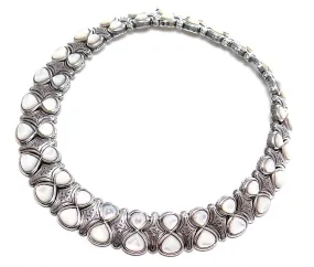 Konstantino Mother of Pearl Collar Necklace