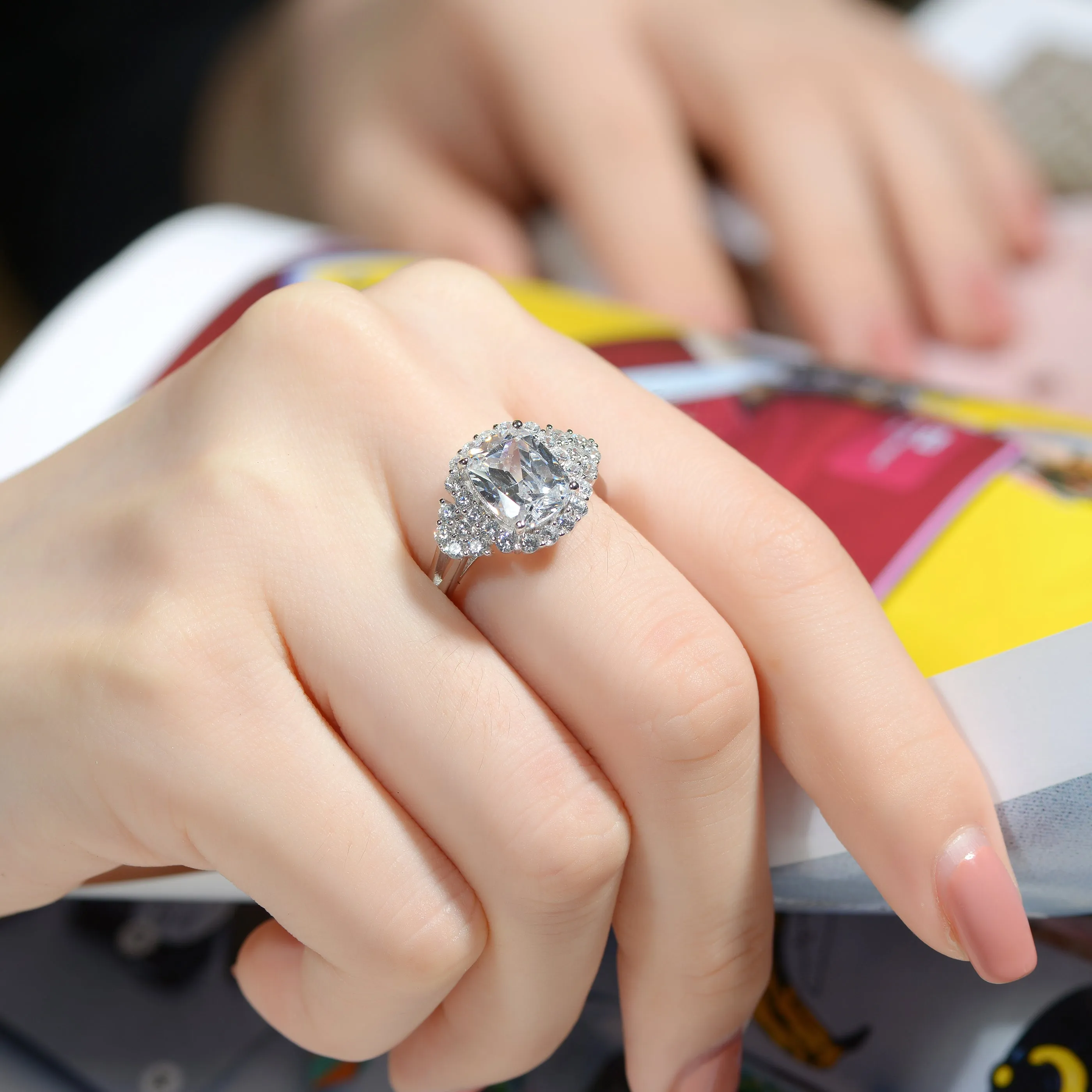 La Scène Amethyst Cocktail Ring