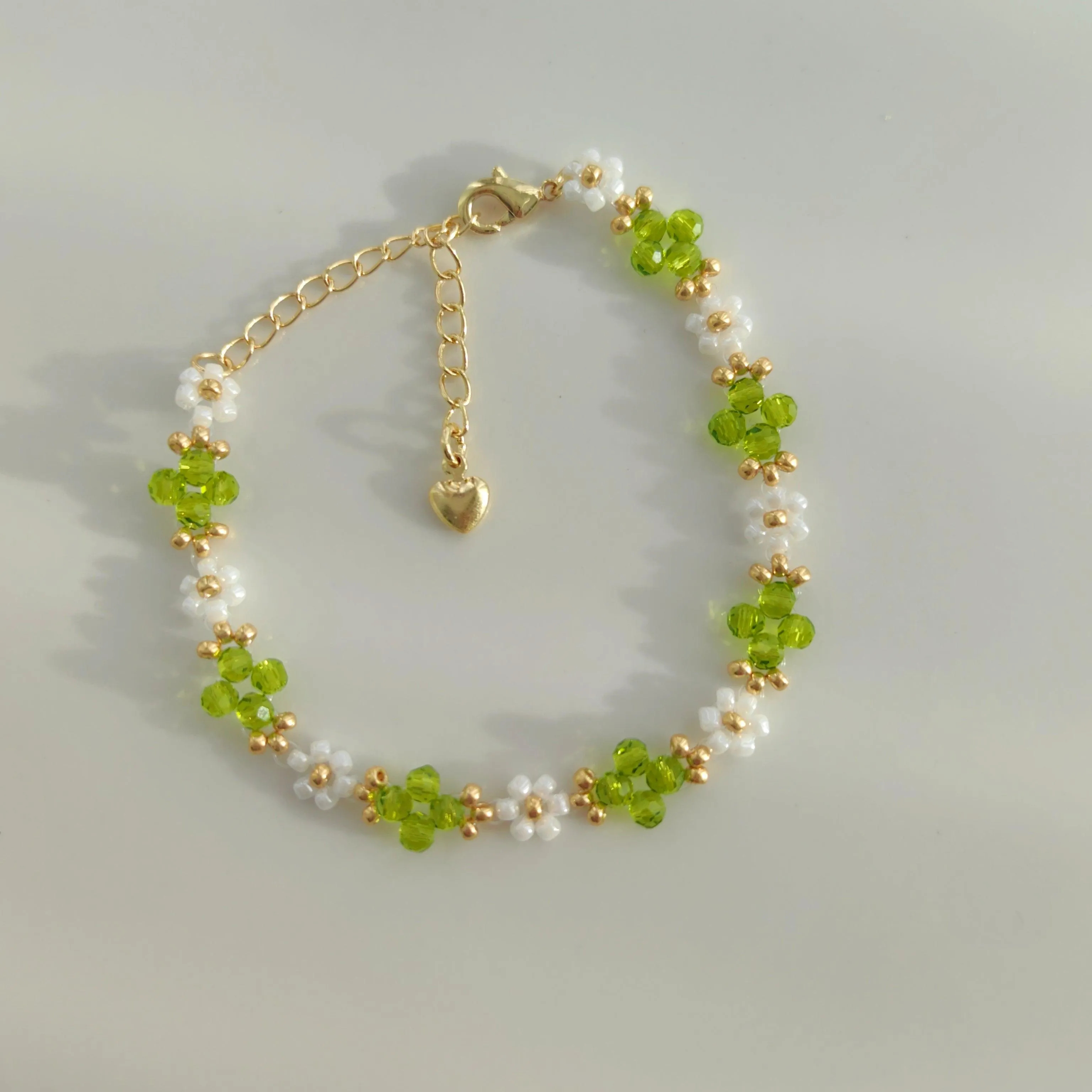 Lime Crystal Bracelet