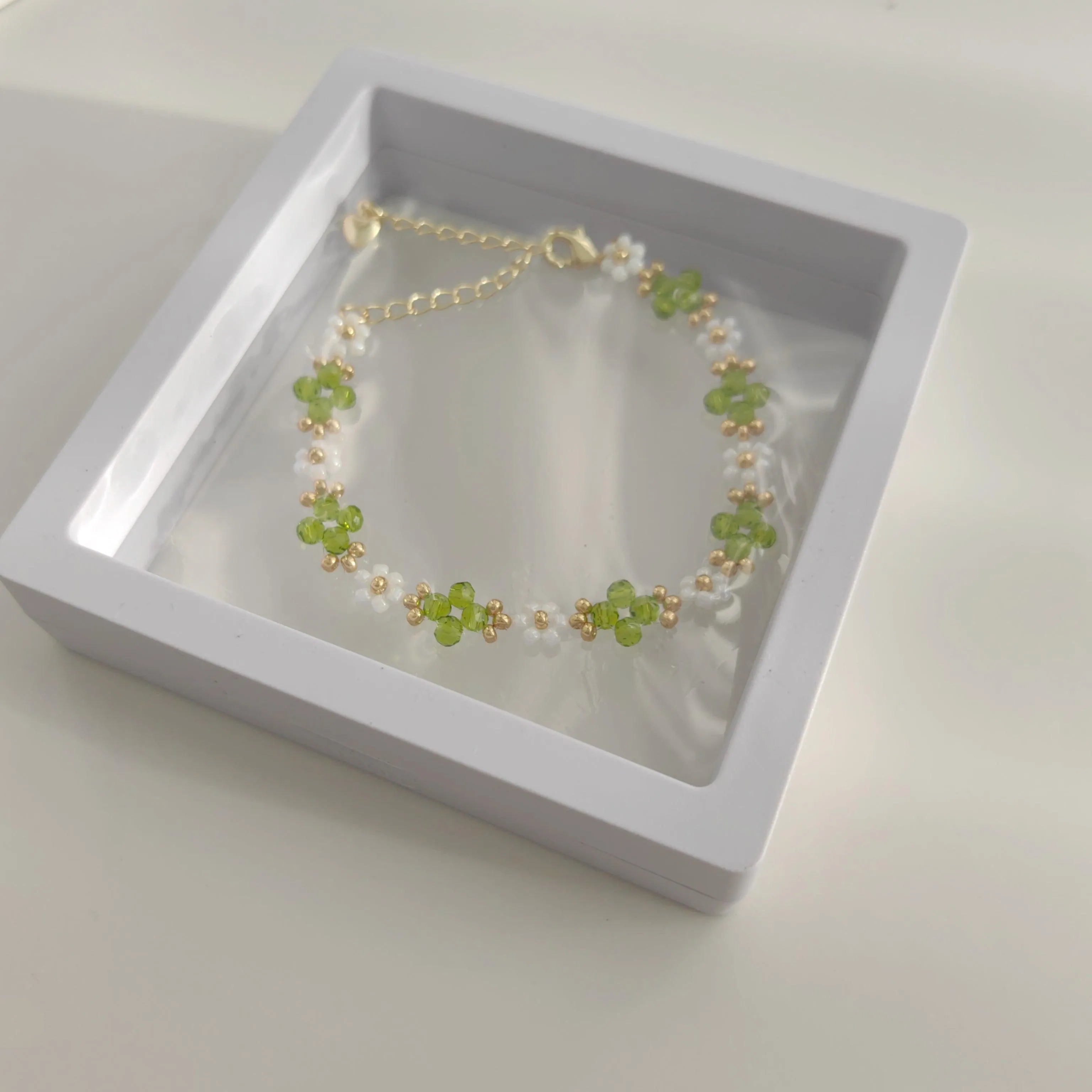 Lime Crystal Bracelet