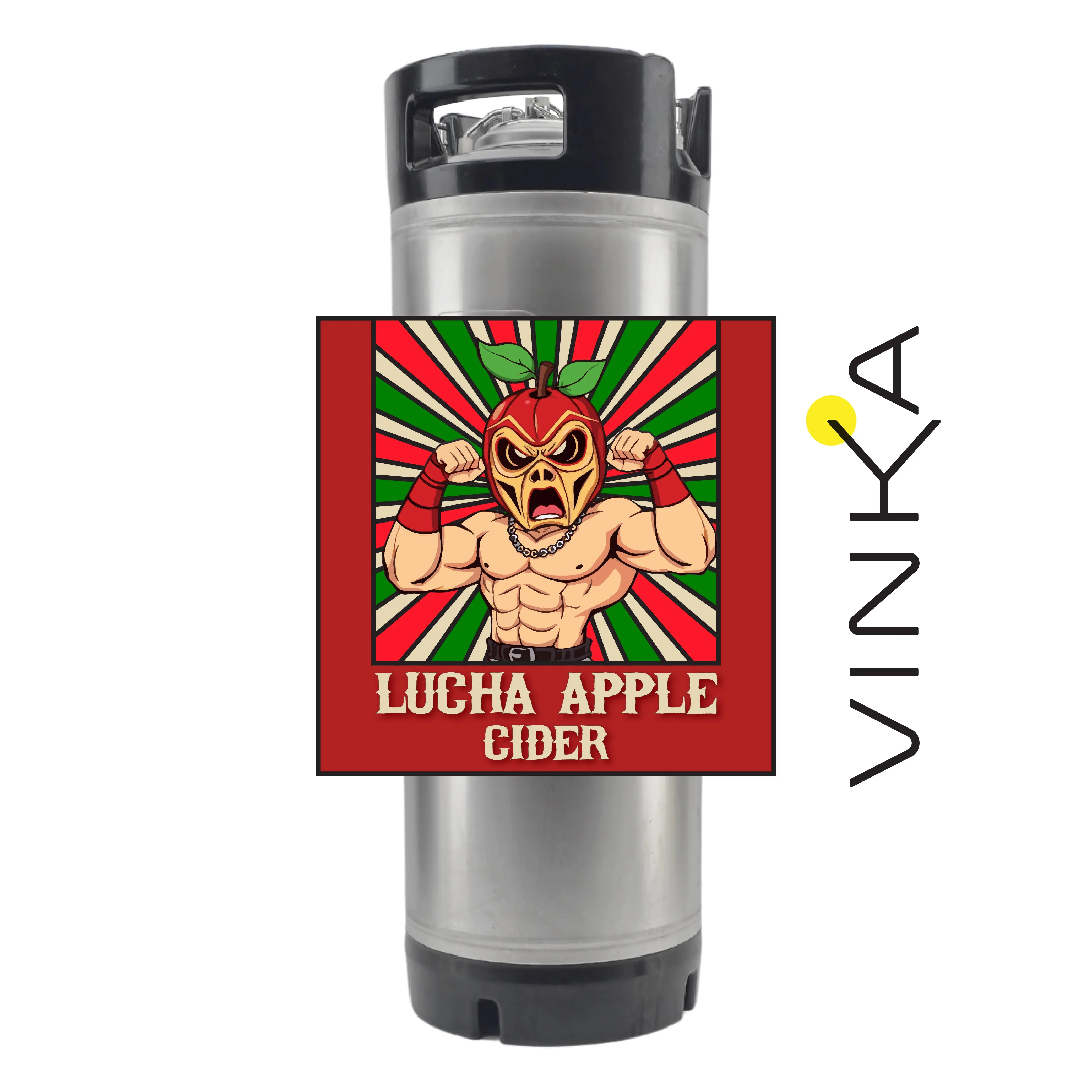 Lucha Apple Cider Ready to Keg Kit
