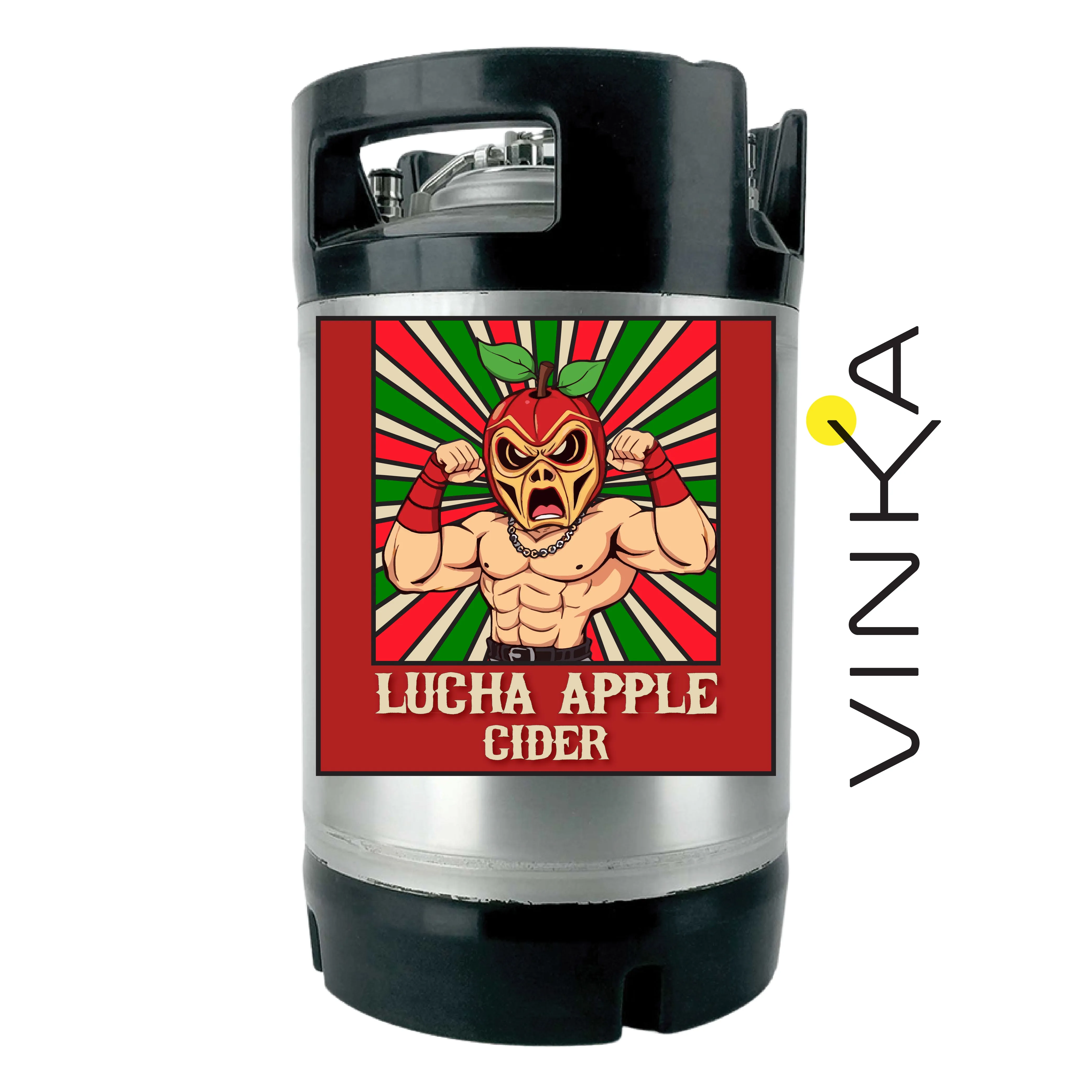 Lucha Apple Cider Ready to Keg Kit