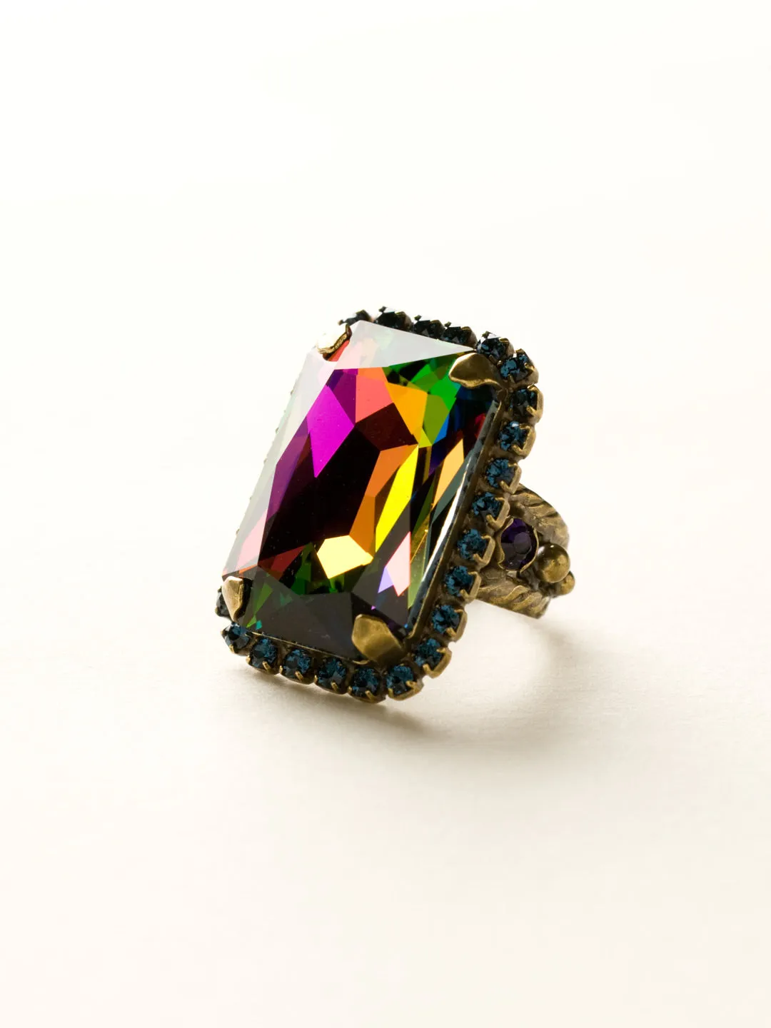 Luxurious Emerald-Cut Cocktail Ring - RBT69AGAUS