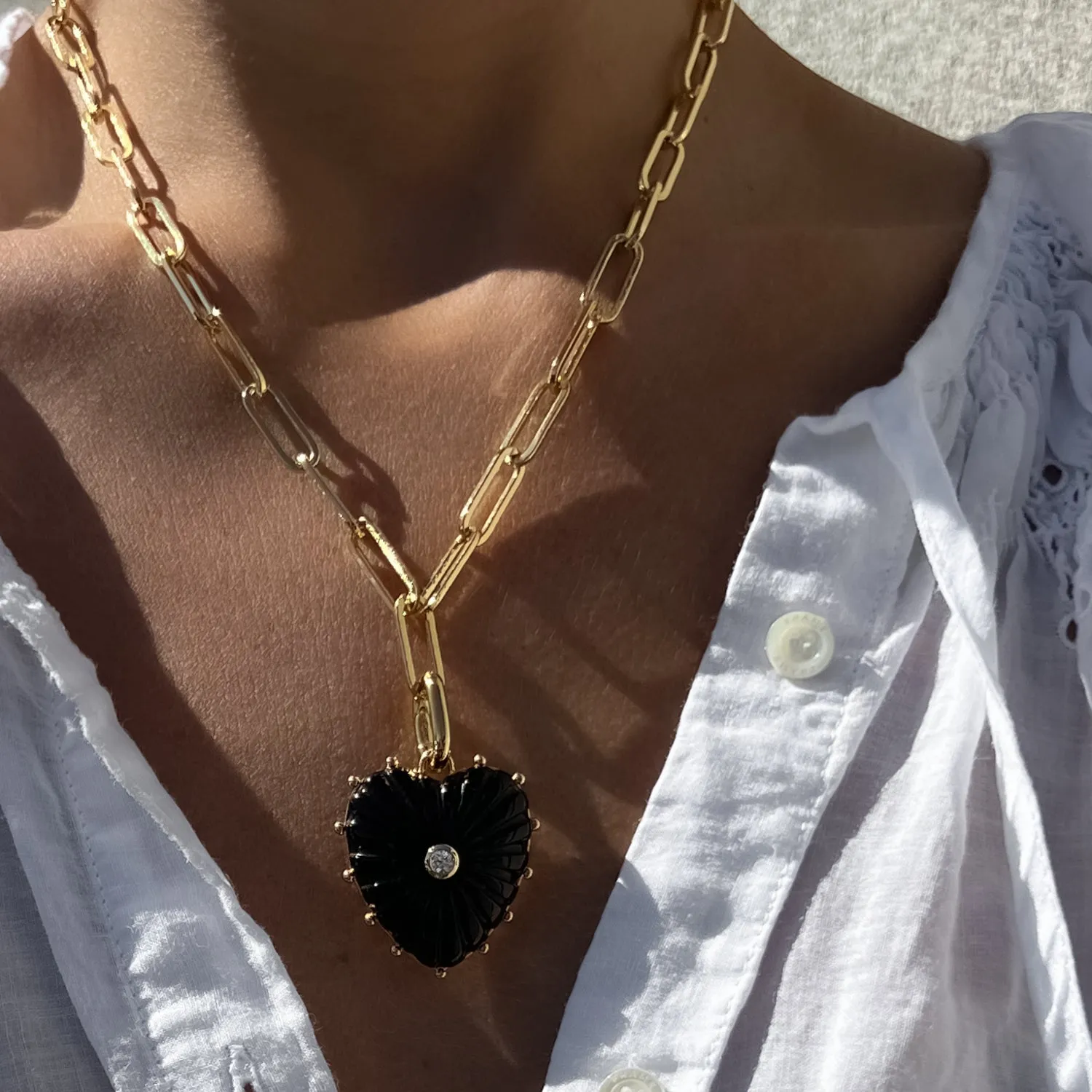 Malene Onyx Clip Charm