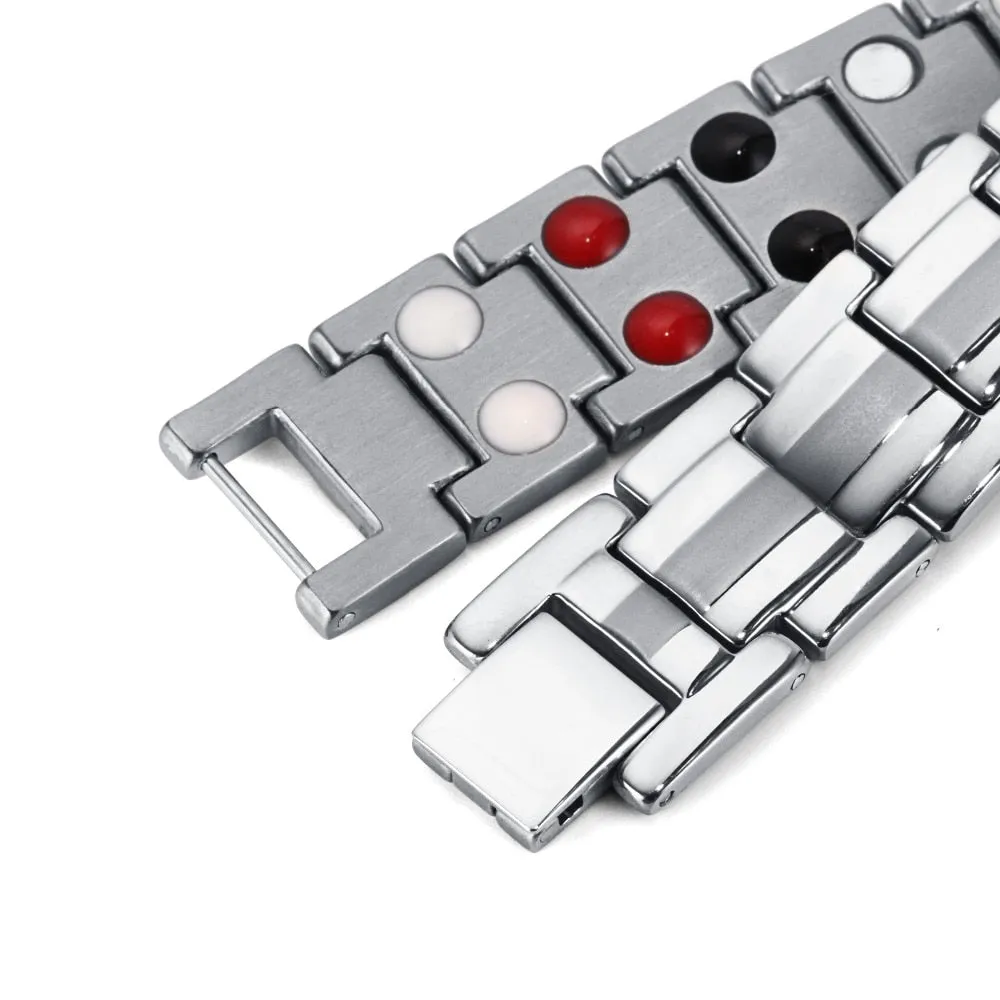 Men's Healing Magnetic Titanium Bio Energy Bracelet