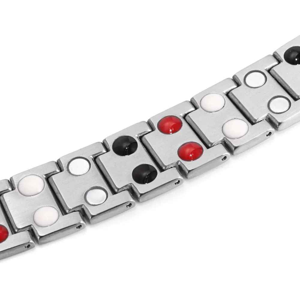 Men's Healing Magnetic Titanium Bio Energy Bracelet
