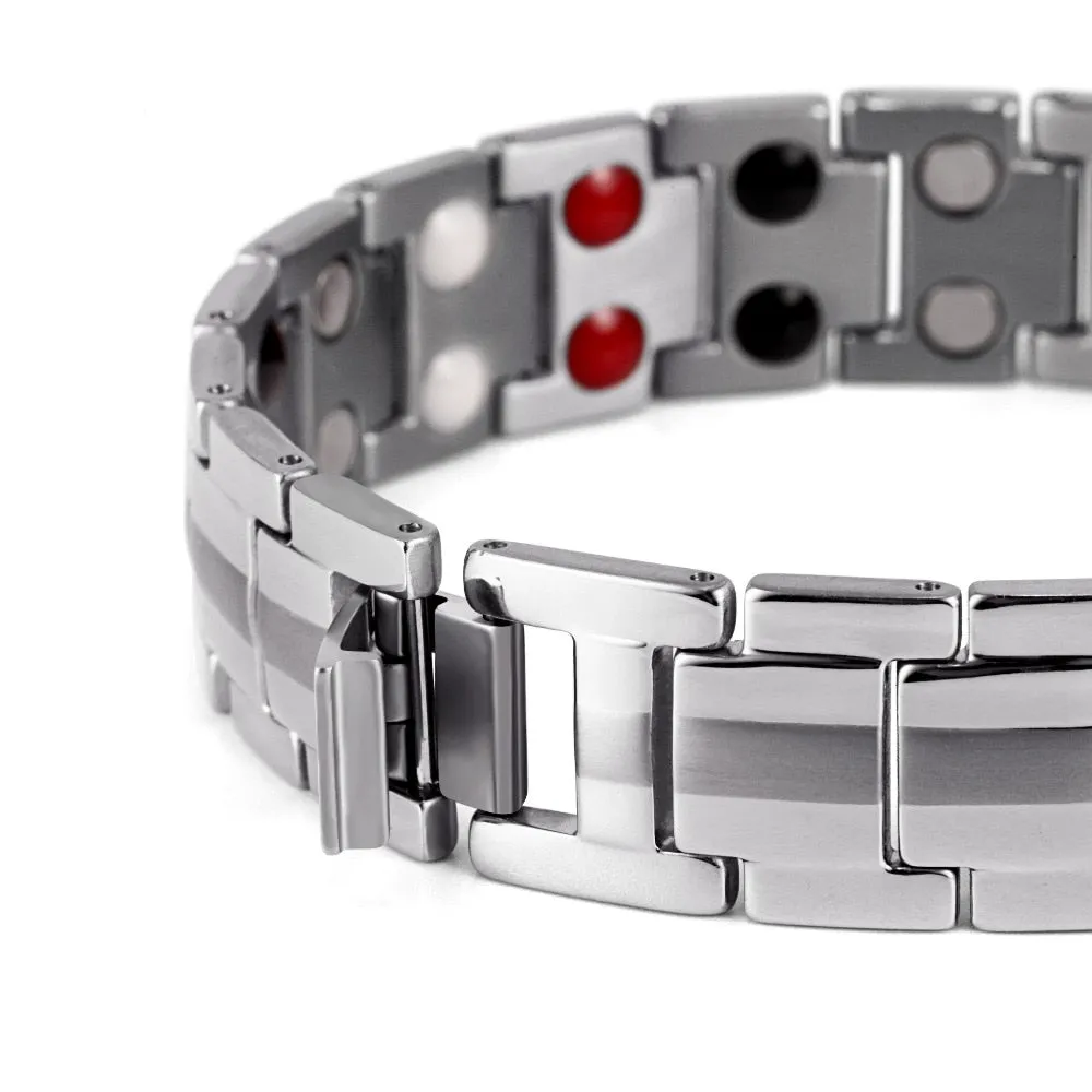 Men's Healing Magnetic Titanium Bio Energy Bracelet