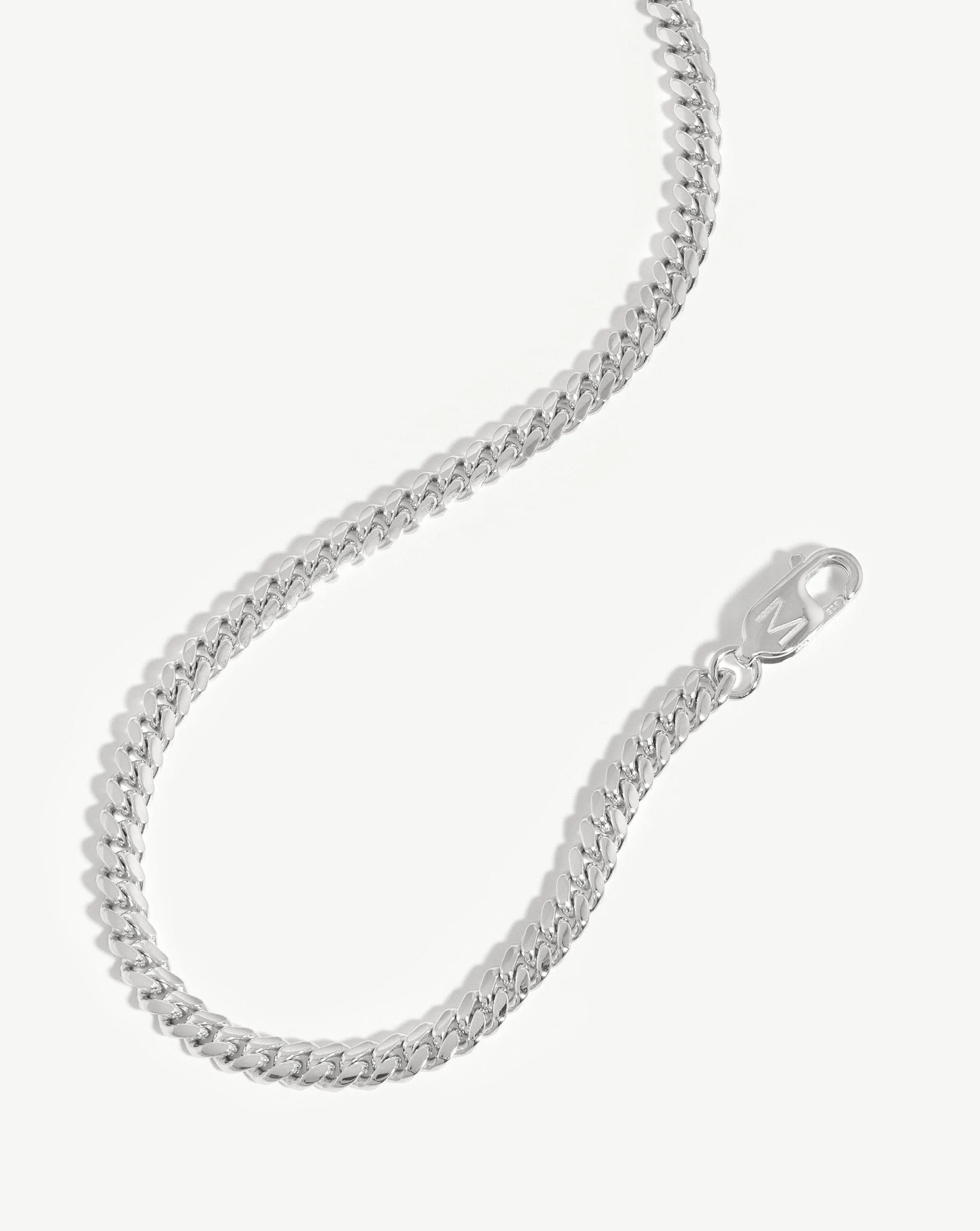 Men's Round Curb Chain Necklace