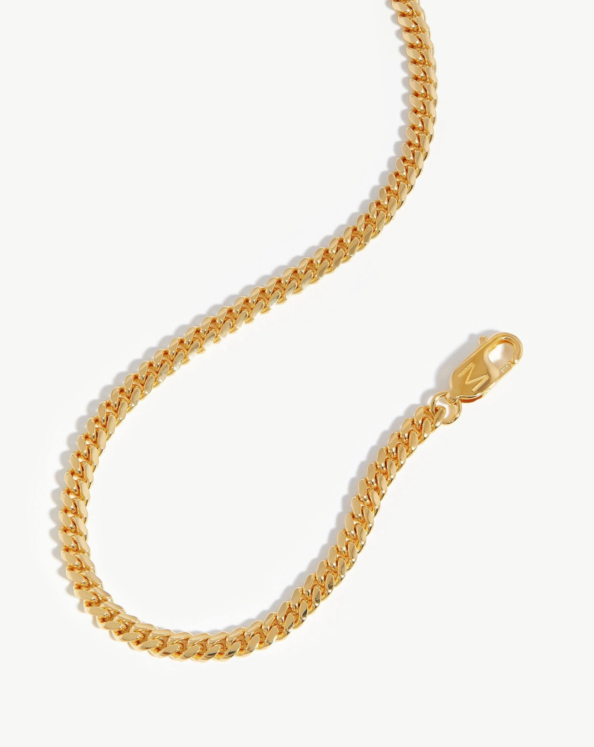 Men's Round Curb Chain Necklace