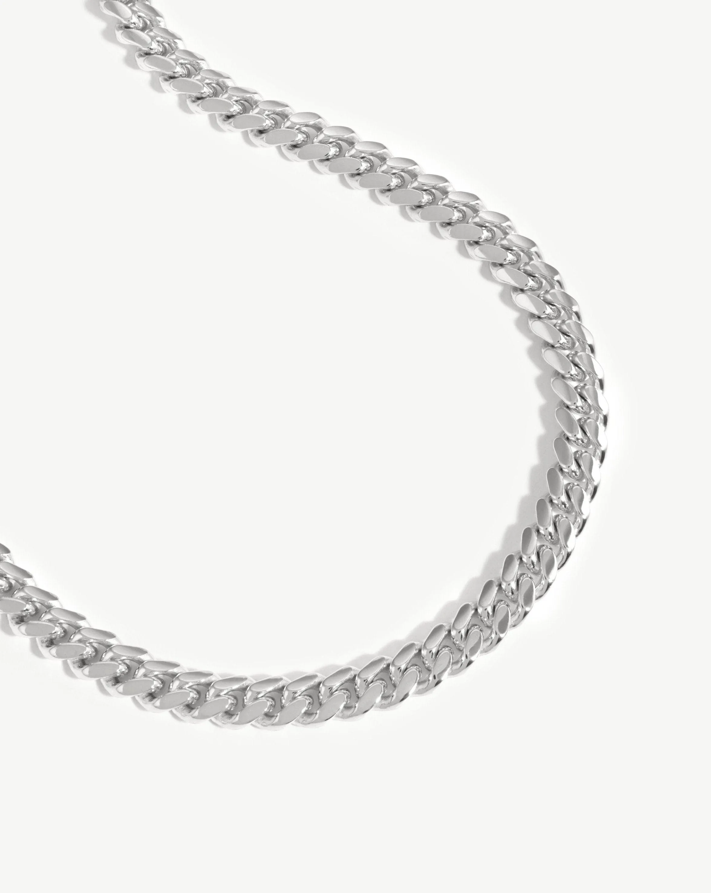 Men's Round Curb Chain Necklace