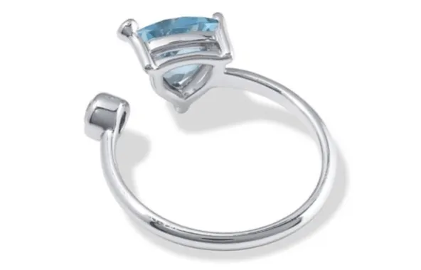 Montana Silversmiths Azure Trillion Wrap Ring RG4756