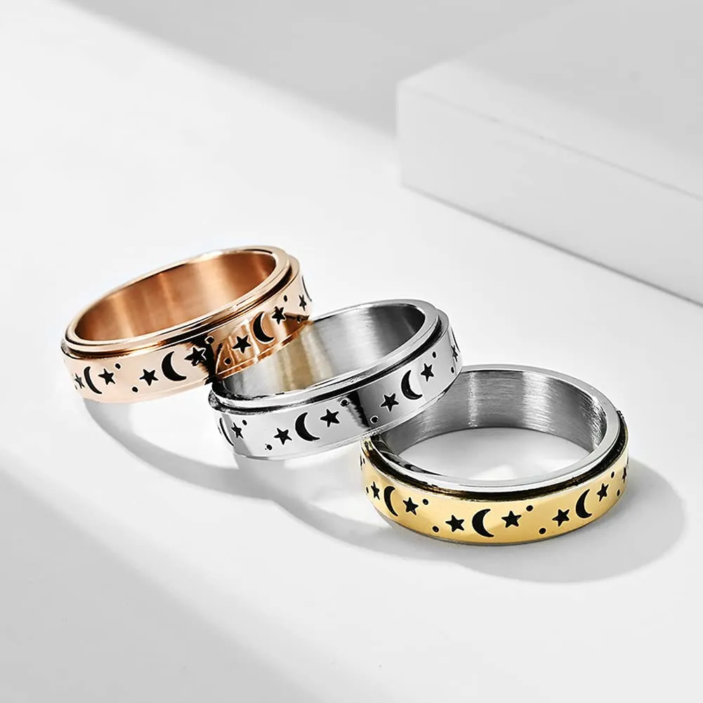 Moon Star Anti-Anxiety Ring