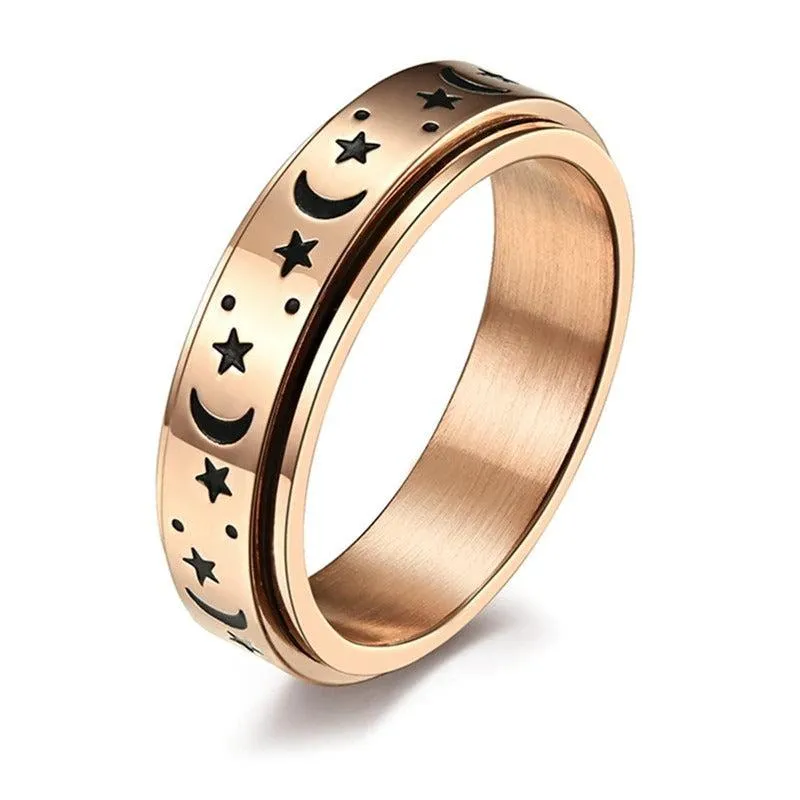 Moon Star Anti-Anxiety Ring