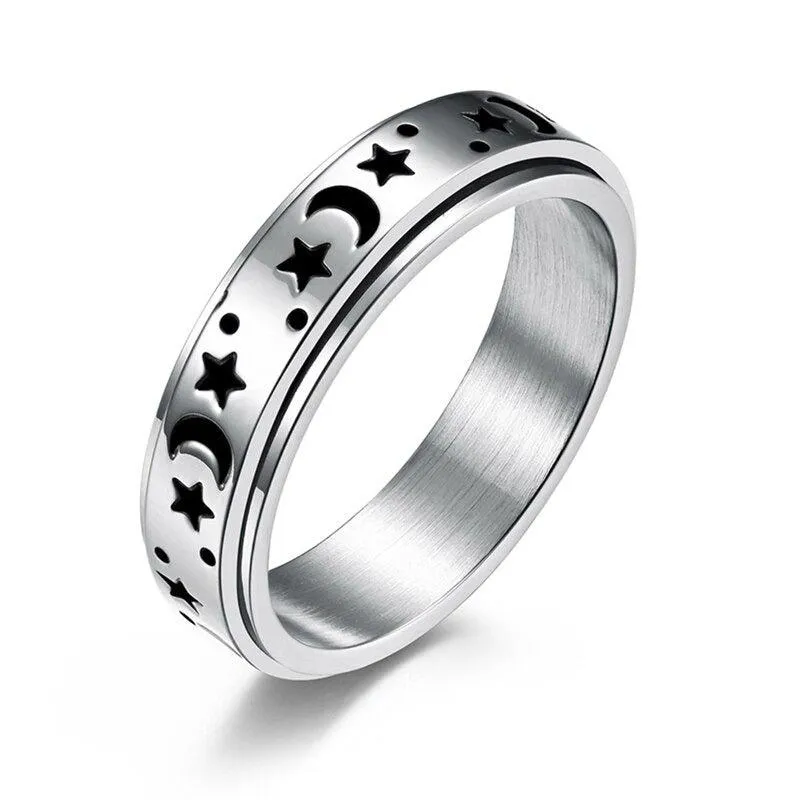 Moon Star Anti-Anxiety Ring