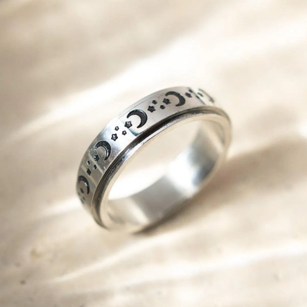 Moon Star Anti-Anxiety Ring