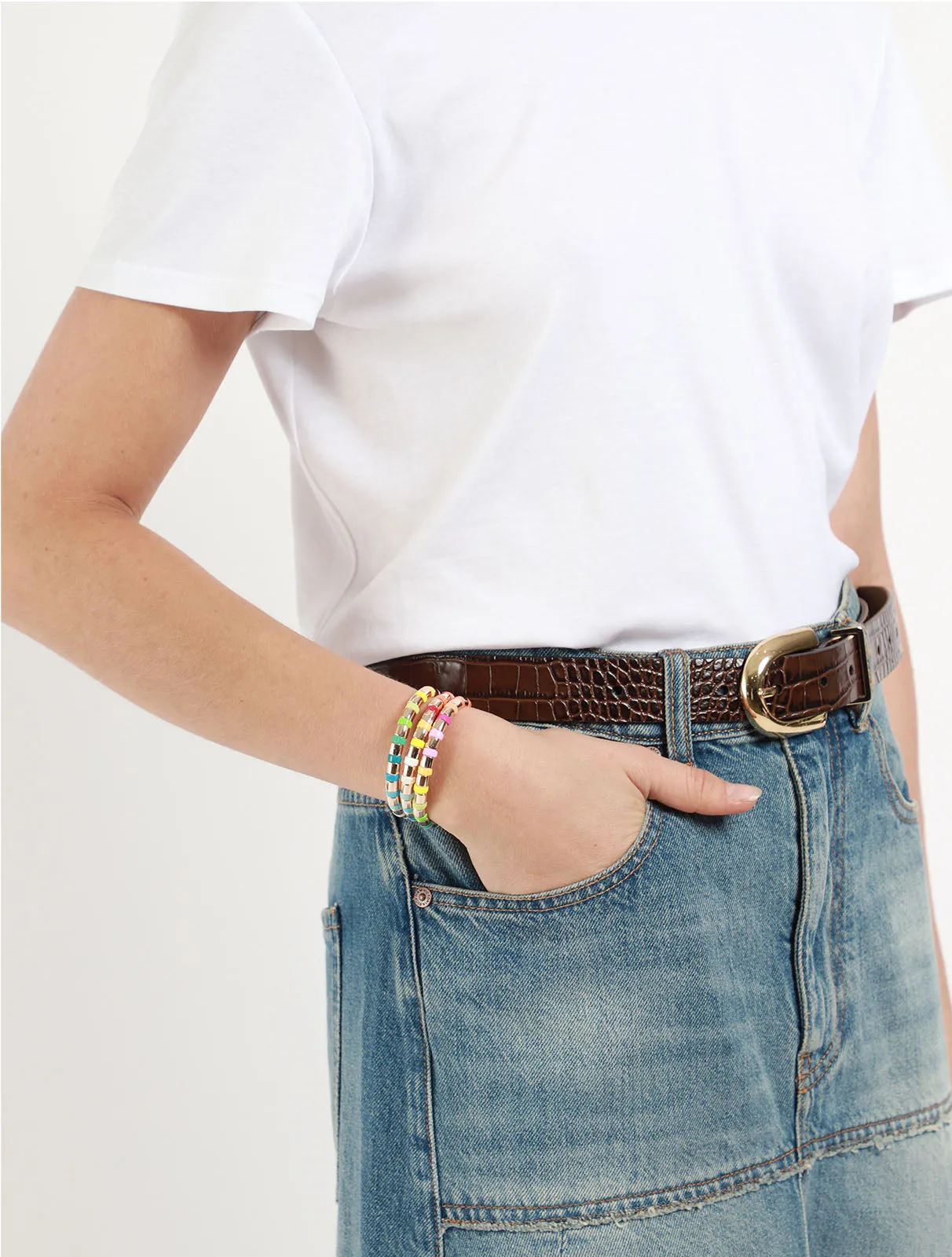 Not Just Another Rainbow Trio Bracelet