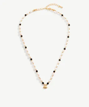 Ocean Pearl Beaded Shell Necklace