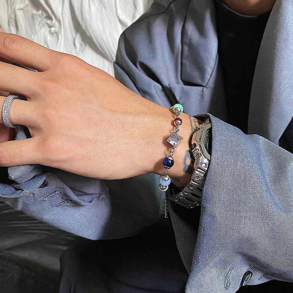 OH Solitaire Beads Bracelet