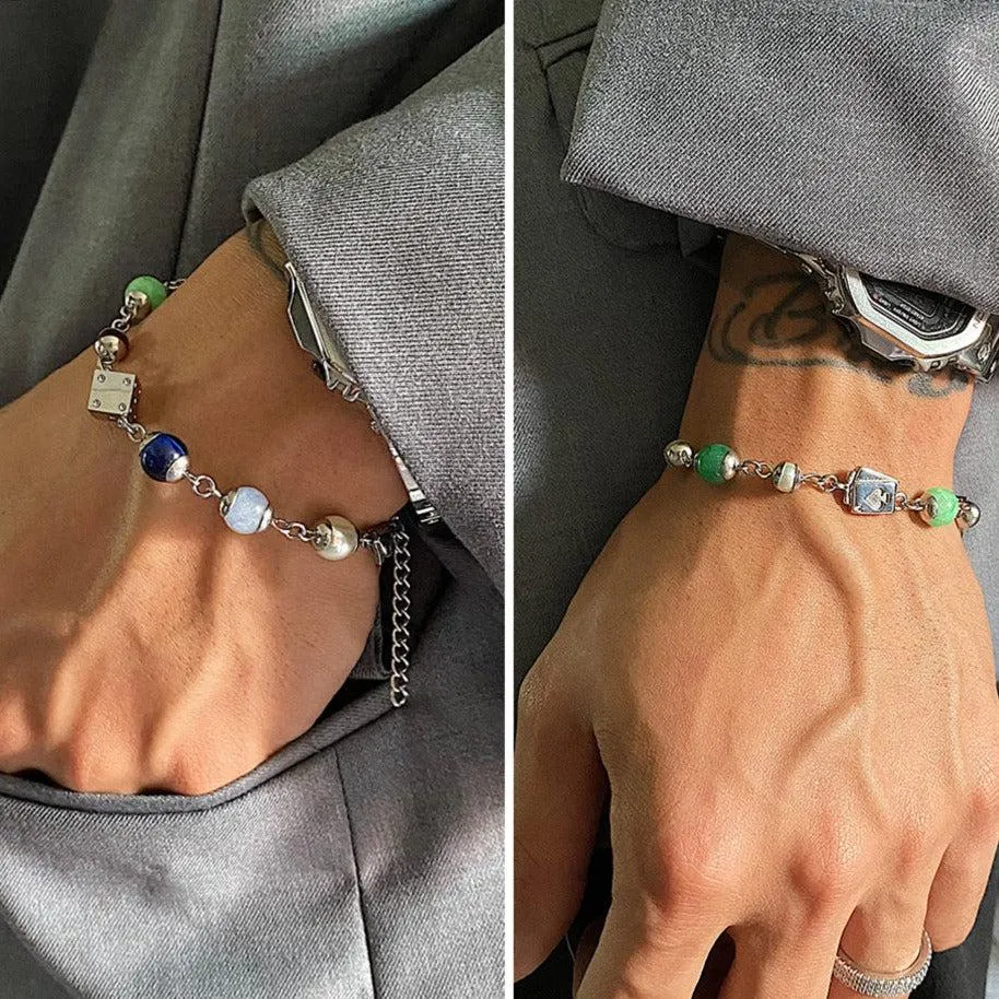 OH Solitaire Beads Bracelet