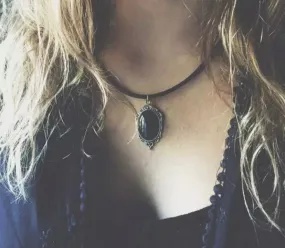 Onyx Victorian necklace