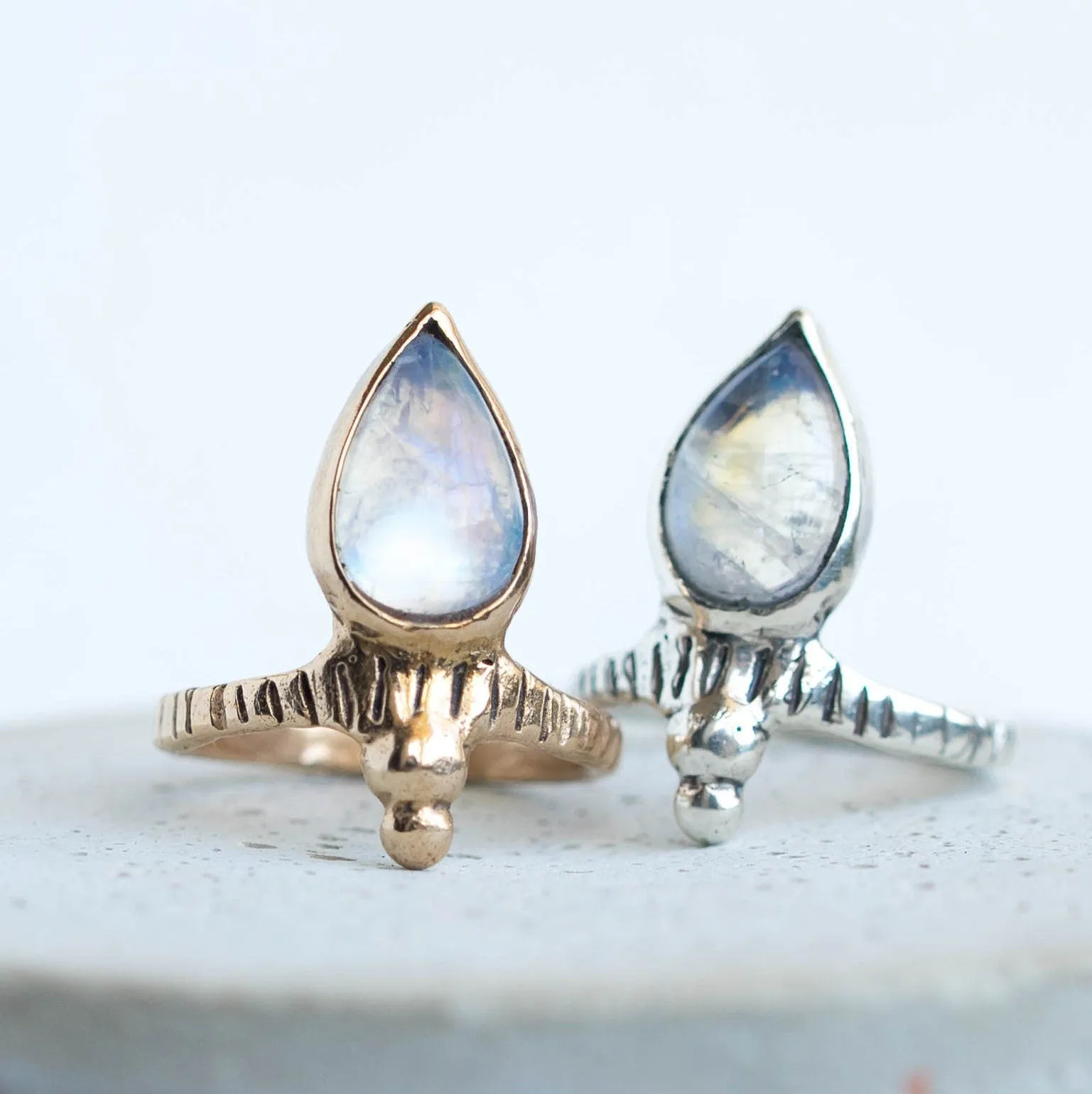 ORION Moonstone Ring- Custom