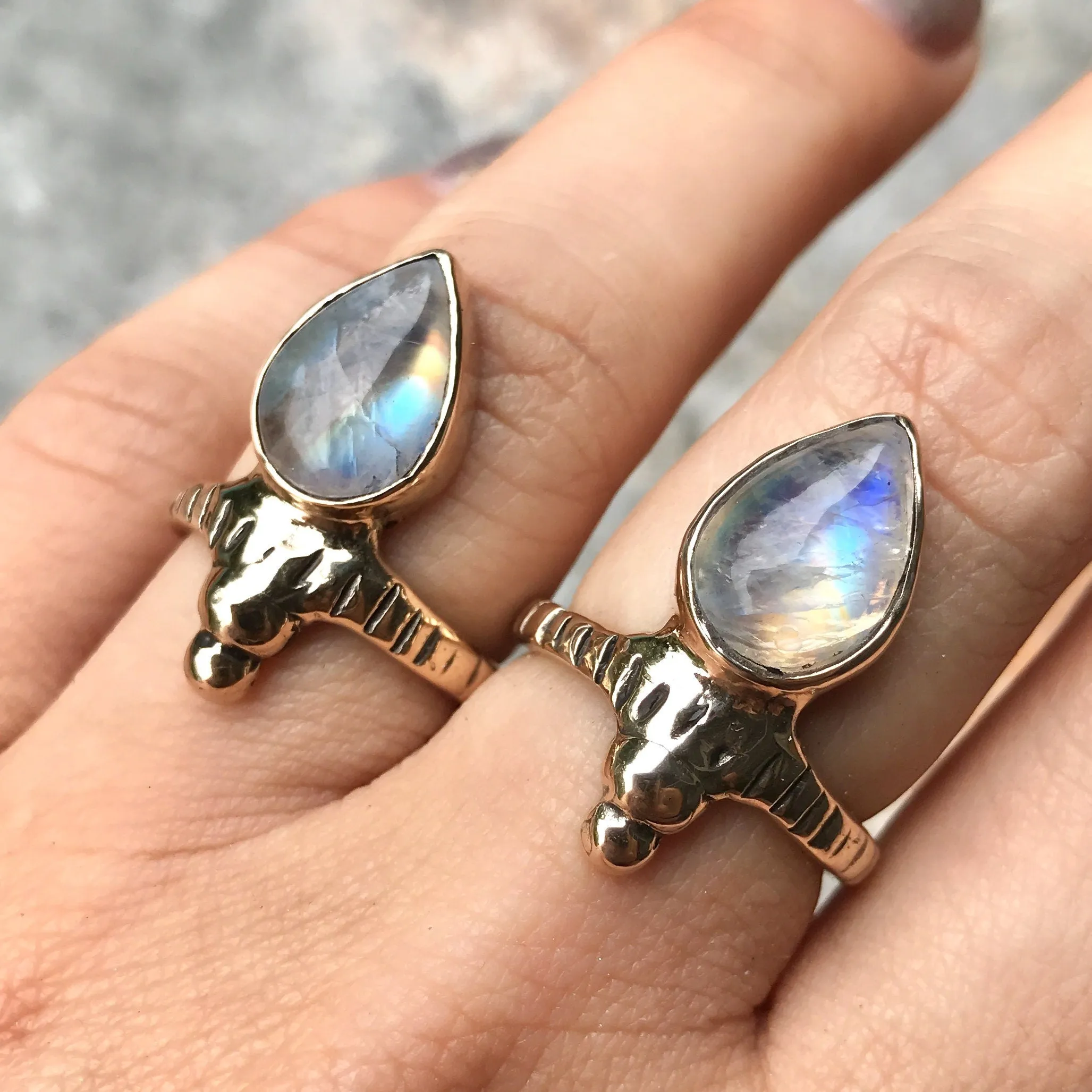 ORION Moonstone Ring- Custom