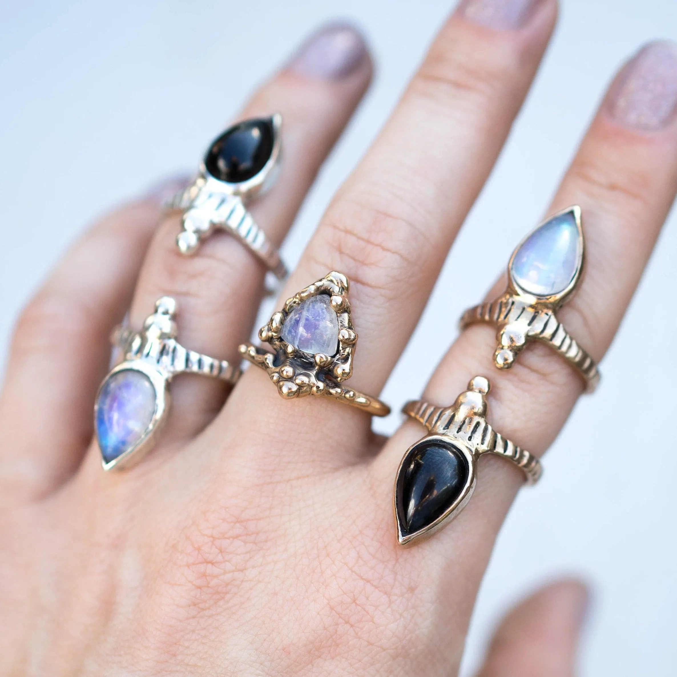 ORION Moonstone Ring- Custom
