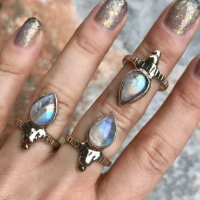 ORION Moonstone Ring- Custom