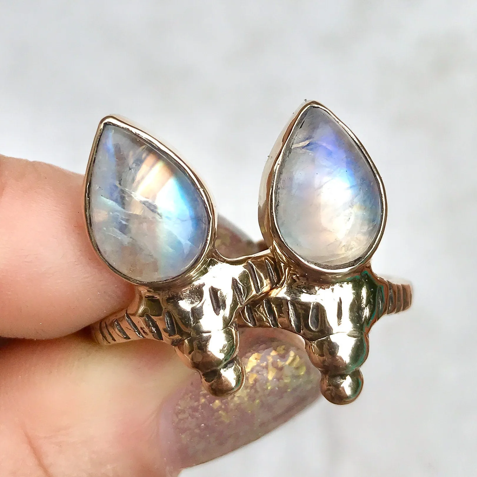 ORION Moonstone Ring- Custom